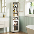 Tall Bathroom Storage Cabinet 67 Inches Freestanding Storage Organizer-White