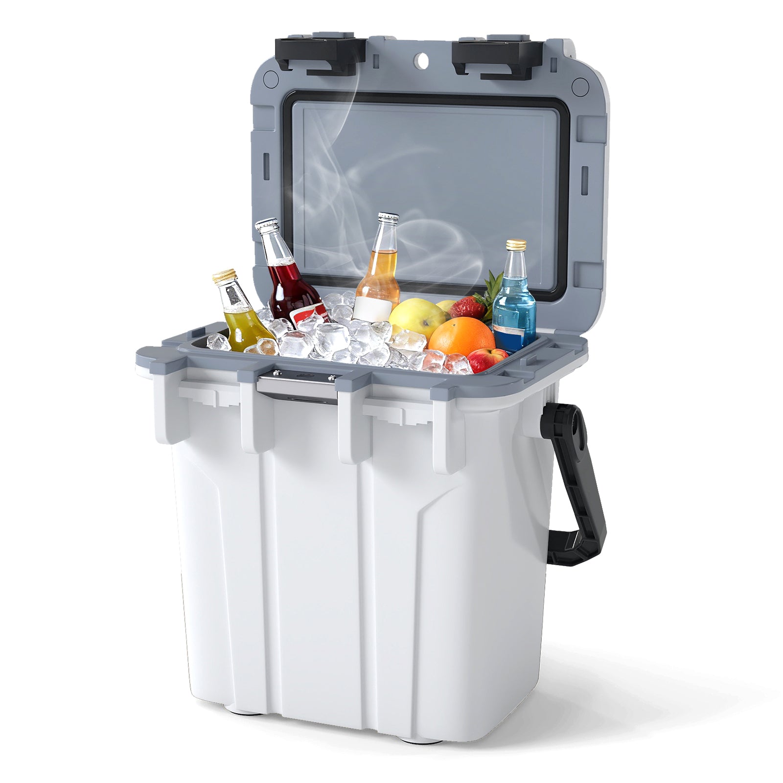 Glacière rigide ultra-légère moulée par injection 21 QT - Blanc