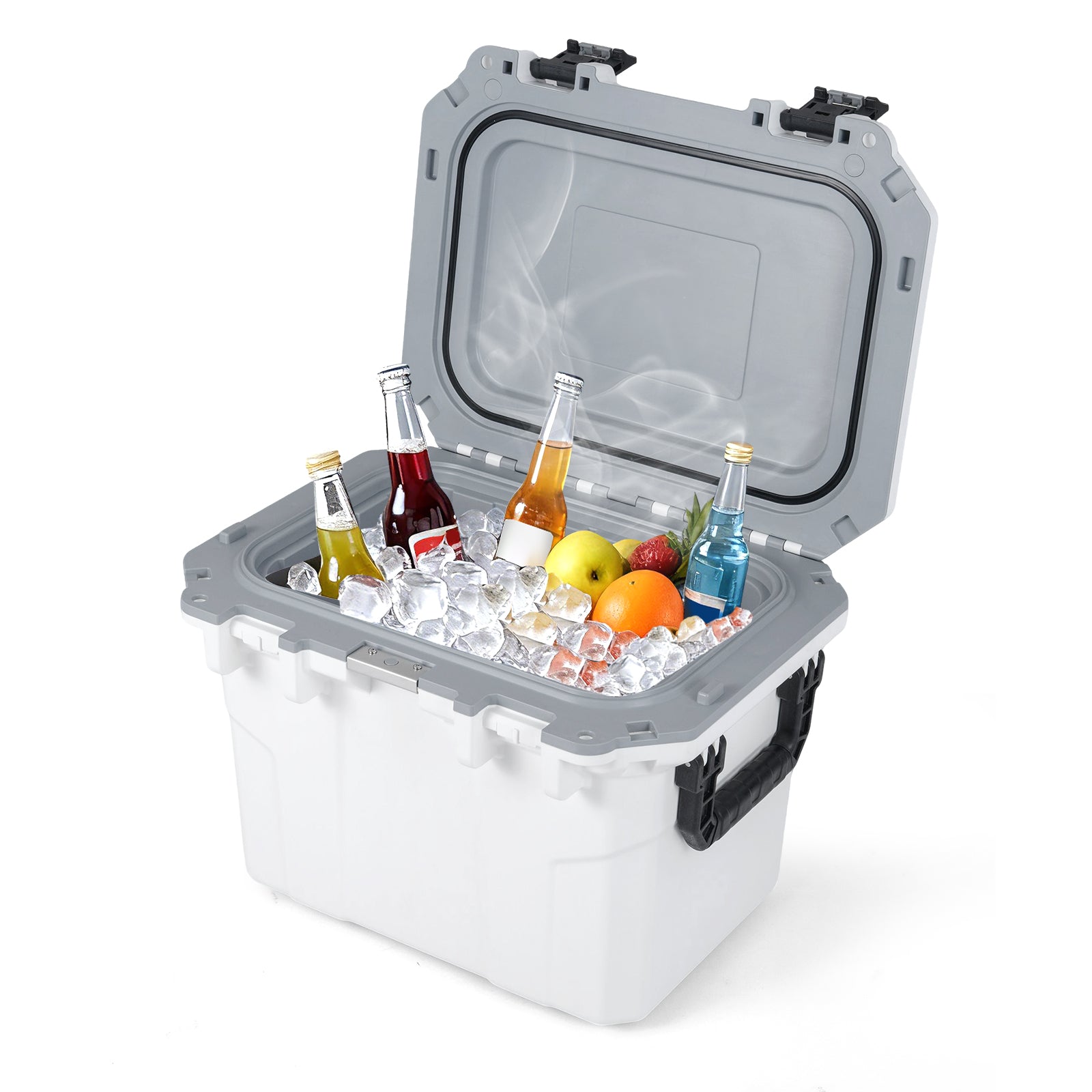 Glacière rigide Ultra-Légère Moulée par Injection 5 QT - Blanche