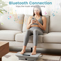 Vibration Plate Exercise Machine with Gravity Sensor for Home-Gray
