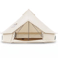Waterproof Bell Tent with Stove Jack Accommodates and Mesh Windows Doors-L