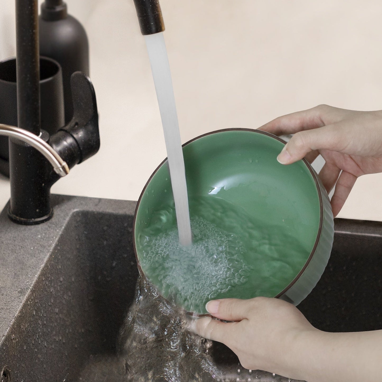 Ceramic Bowls For Kitchen, 46oz Bowl Set Of 4 For Cereal, Salad, Pasta