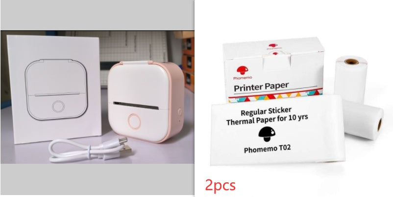 Portable Mini Thermal Label Printer Home Photo Printer\ Printer Bluetooth-compatible Mini Label Printer Price Tag