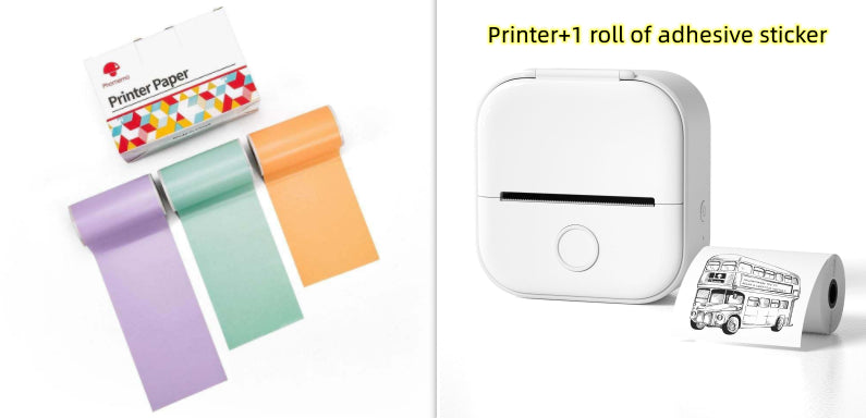 Portable Mini Thermal Label Printer Home Photo Printer\ Printer Bluetooth-compatible Mini Label Printer Price Tag