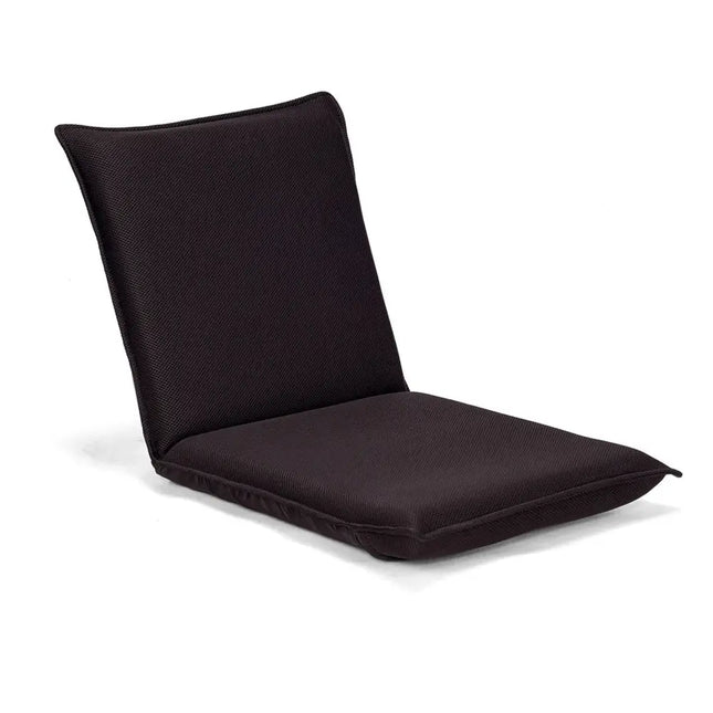 Adjustable 6 positions Folding Lazy Man Sofa Chair Floor Chair-Coffee - Brown - Floor Chairs