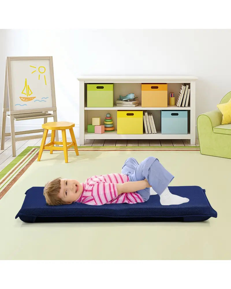Adjustable 6 positions Folding Lazy Man Sofa Chair Floor Chair-Navy - Navy - Floor Chairs