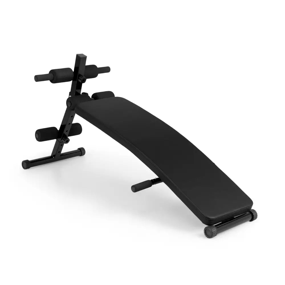 Adjustable Decline Sit Up Bench for Exercise for Home Gym - Black - Benches Racks & Bars