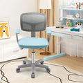 Adjustable Desk Chair with Auto Brake Casters for Kids-Blue - Blue - Kids Chairs & Seating