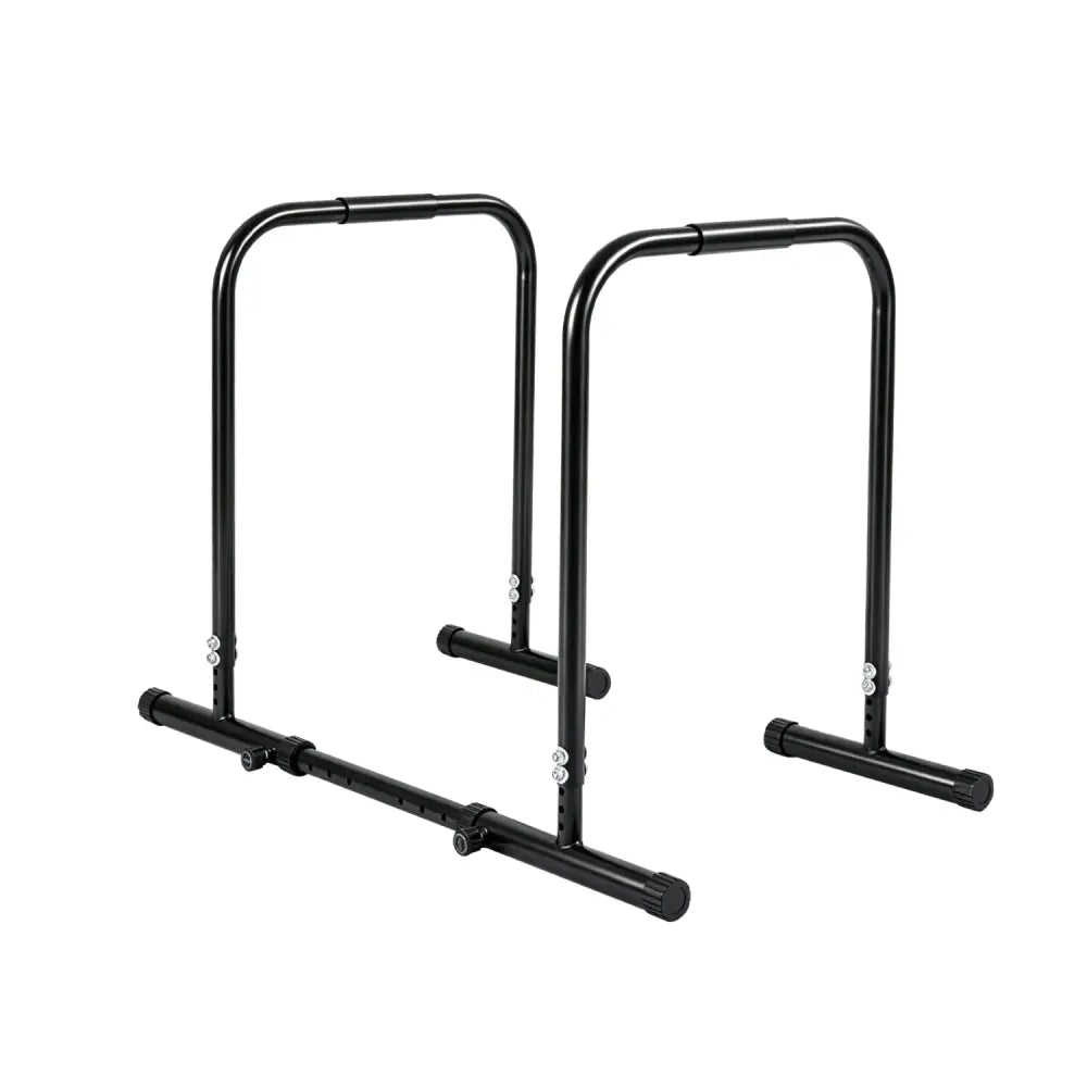 Adjustable Dip Bar Station with 660 LBS Capacity for Calisthenics and Strength Training-Black - Black - Yoga Accessories