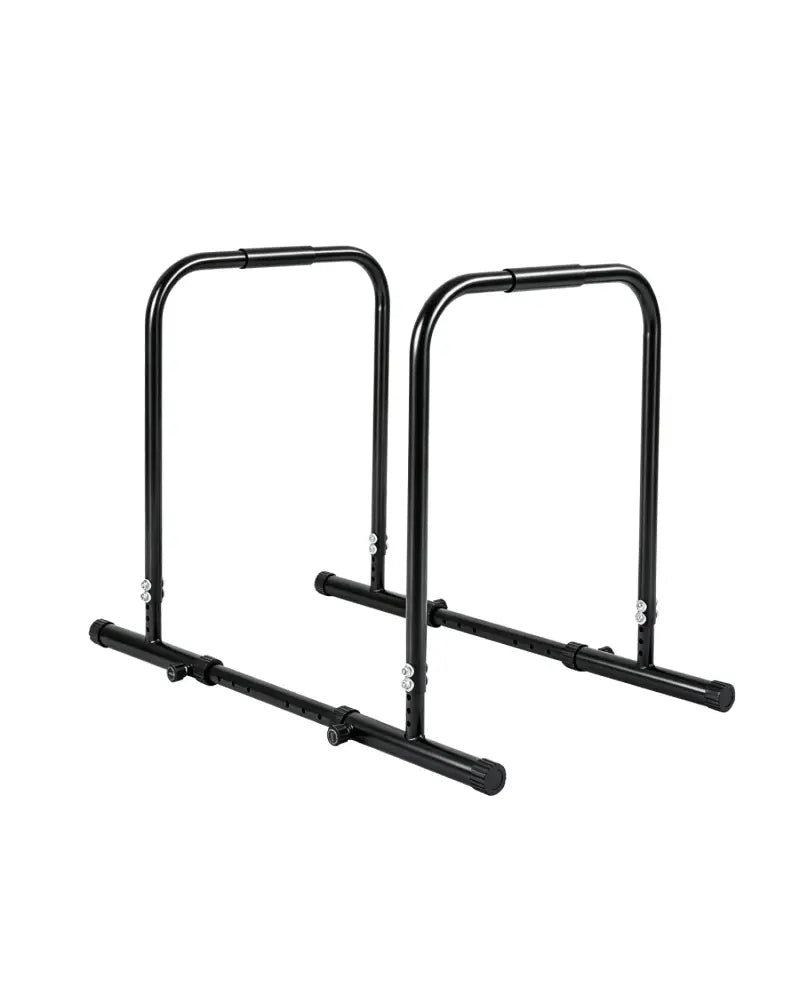 Adjustable Dip Bar Station with 660 LBS Capacity for Home Gym-Black - Black - Yoga Accessories