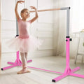 Adjustable Gymnastics Bar Horizontal Bar for Kids-Pink - Pink - Toy Sports