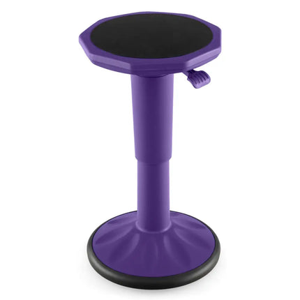 Adjustable-Height Wobble Chair Active Learning Stool for Office Stand Up Desk-Purple - Purple - Kneeling Chairs