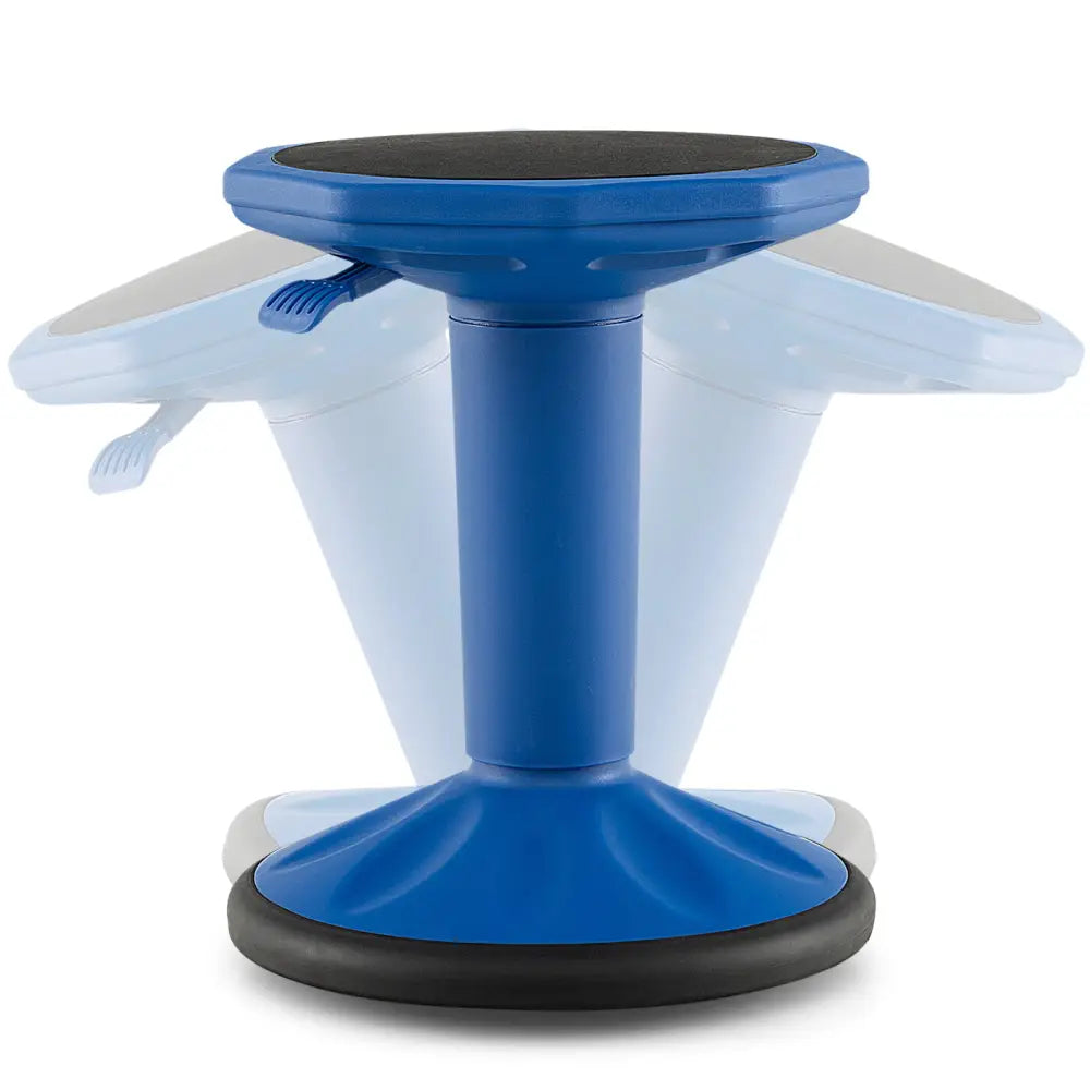 Adjustable-Height Wobble Chair Active Learning Stool for Office Stand Up Desk-Navy - Navy - Kneeling Chairs