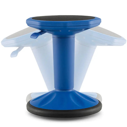 Adjustable-Height Wobble Chair Active Learning Stool for Office Stand Up Desk-Navy - Navy - Kneeling Chairs