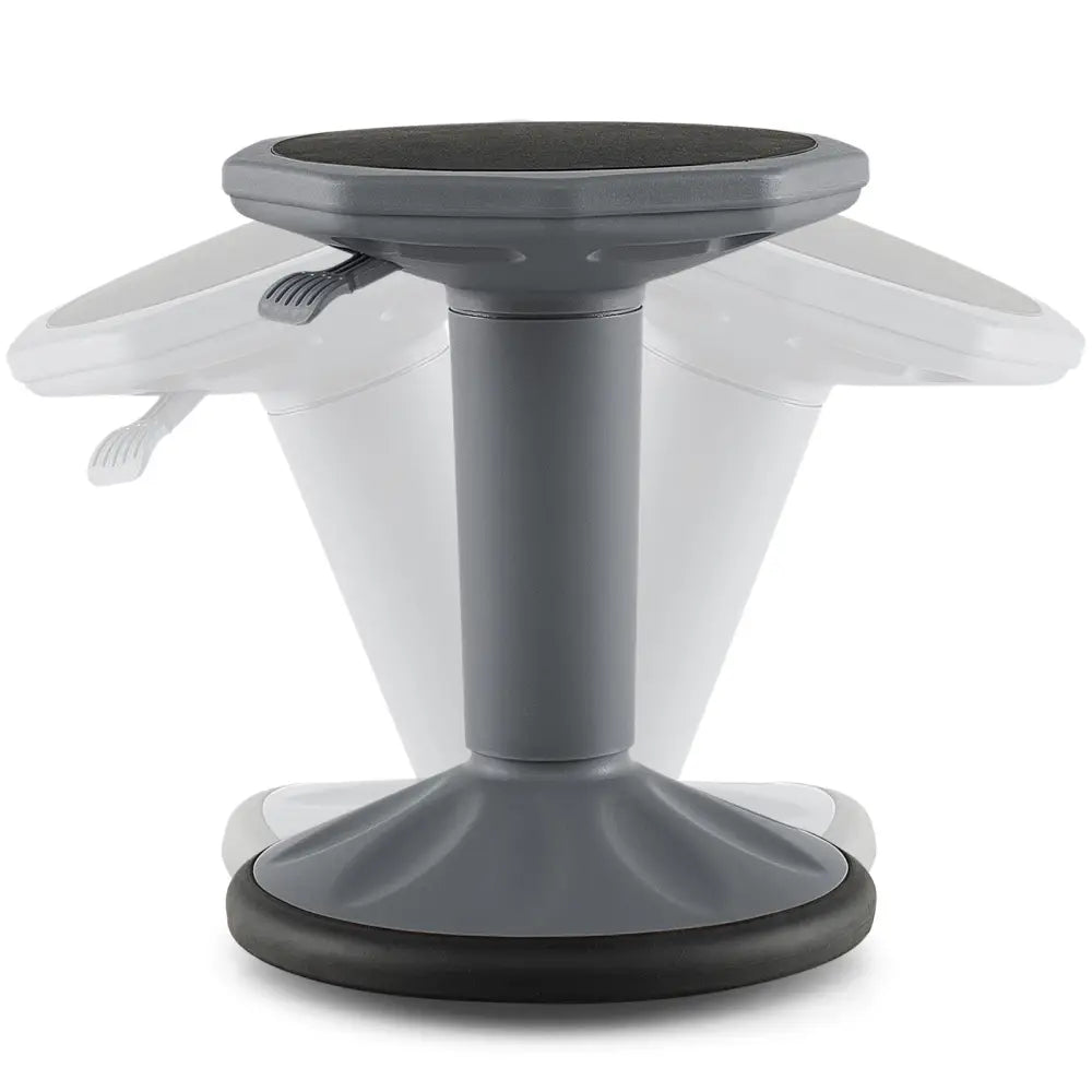 Adjustable-Height Wobble Chair Active Learning Stool for Office Stand Up Desk-Gray - Gray - Kneeling Chairs