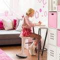 Adjustable-Height Wobble Chair Active Learning Stool for Office Stand Up Desk-Pink - Pink - Kneeling Chairs