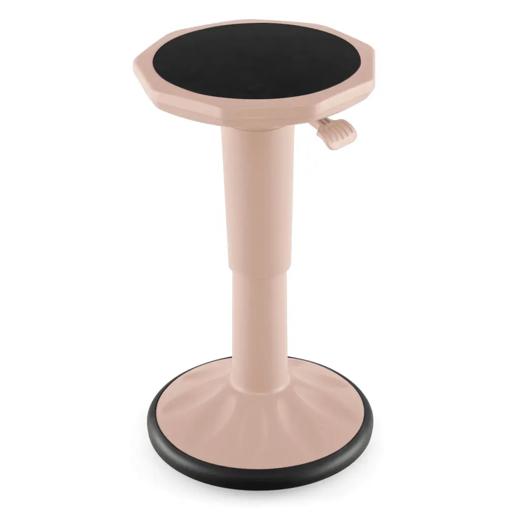 Adjustable-Height Wobble Chair Active Learning Stool for Office Stand Up Desk-Pink - Pink - Kneeling Chairs