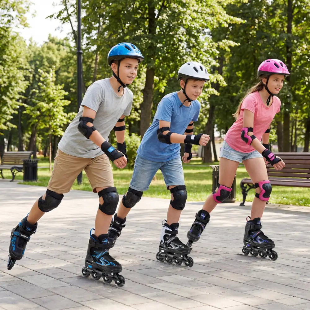 Adjustable Kids’ Incline Skates 4 Sizes Adjustable Blade Roller-Purple - Purple - Toy Sports