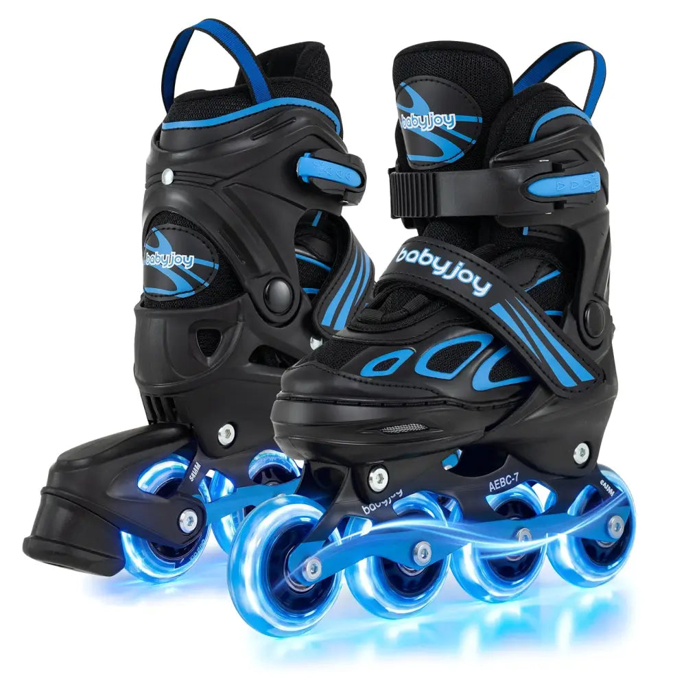 Adjustable Kids’ Incline Skates for Boys Girls Ages 5-14-Blue - Blue - Toy Sports