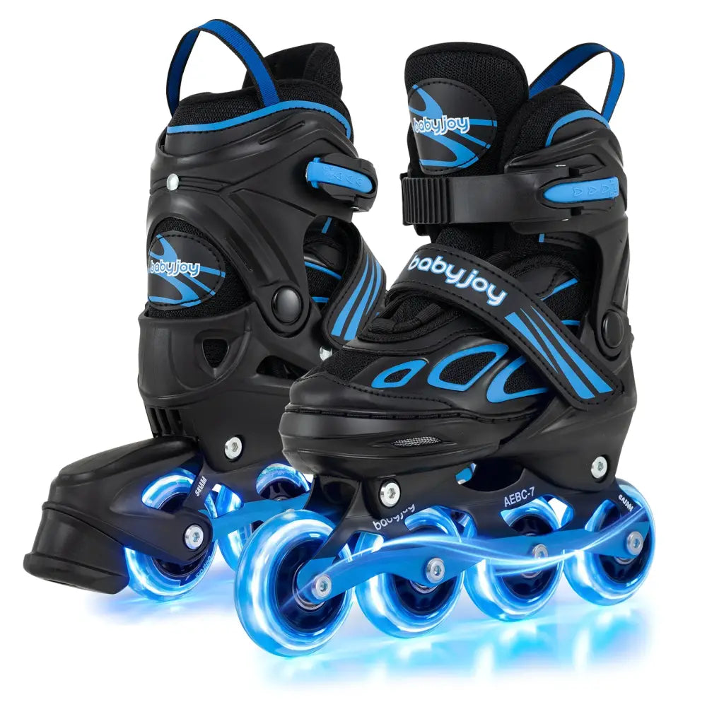 Adjustable Kids’ Incline Skates for Boys Girls Ages 5-14-Blue - Blue - Toy Sports