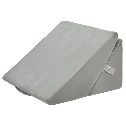 Adjustable Memory Foam Reading Sleep Back Support Pillow-Gray - Gray - Bedding