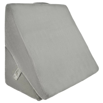 Adjustable Memory Foam Reading Sleep Back Support Pillow-Gray - Gray - Bedding