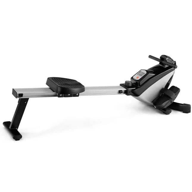 Adjustable Oxygen Resistance of Folding Magnetic Rowing - Black & Gray - Rowing Machines