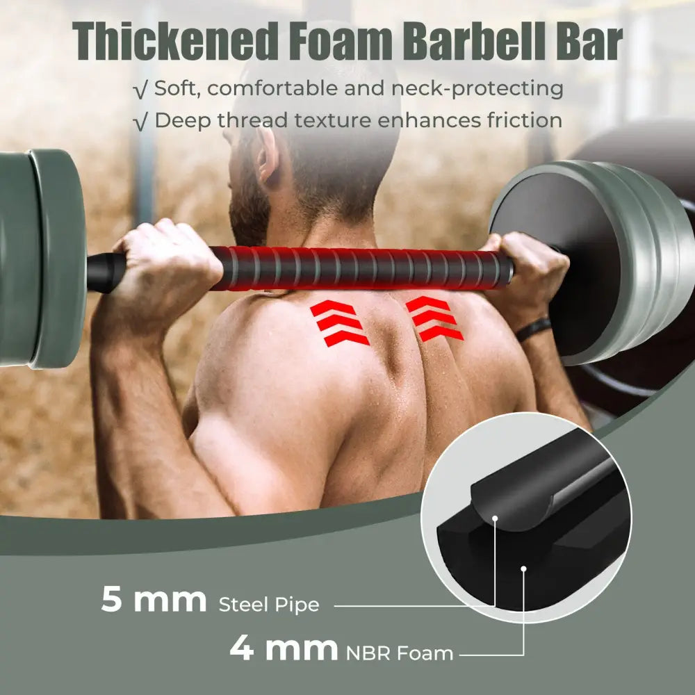 Adjustable Weight Dumbbell Set with Connector-Black & Gray - Black & Gray - Dumbbells