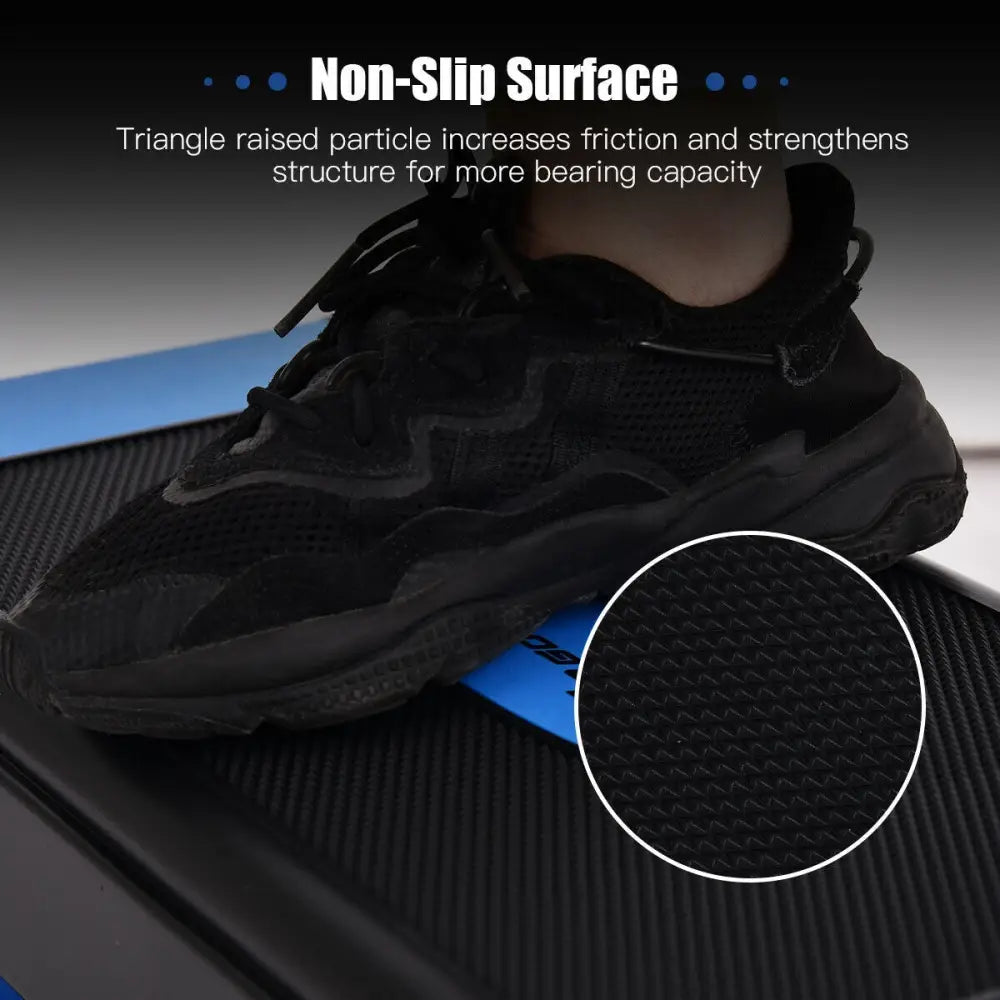 Aerobic Exercise Stepper Trainer with Adjustable Height-Blue - Blue - Sport Equipments