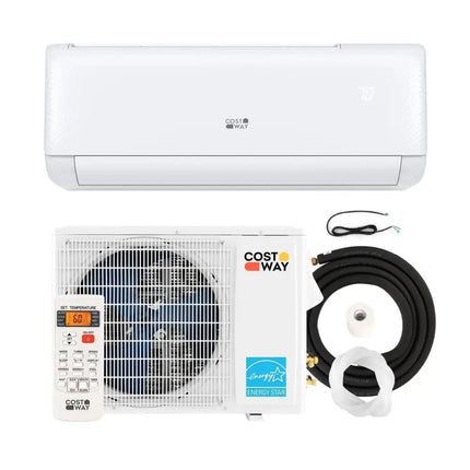 Airtural Series 12000 BTU 21 SEER2 208-230V Ductless Mini Split Air Conditioner with Heater Pump Energy Star Certified Costway