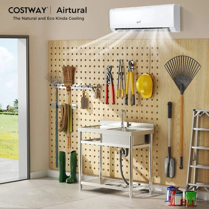 Airtural Series 24000 BTU 21 SEER2 Mini Split Heat Pump Energy Star Certified WiFi Enabled Costway