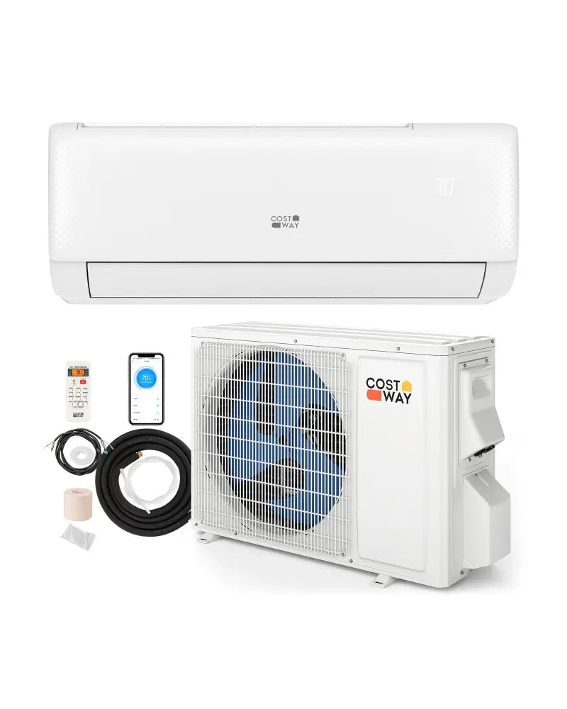 Airtural Series 9100 BTU 20.5 SEER2 WiFi Enabled Mini Split AC 115V Compatible with Alexa - White - 9000 BTU Mini Split