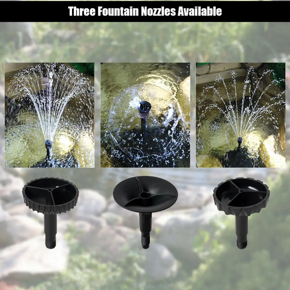 All-in-One 660 GPH Pond Filter Pump with Sterilizer and Fountain Jet - Black - Watering & Irrigation
