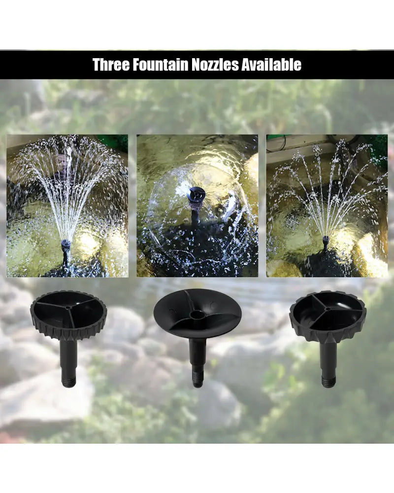 All-in-One 660 GPH Pond Filter Pump with Sterilizer and Fountain Jet - Black - Watering & Irrigation