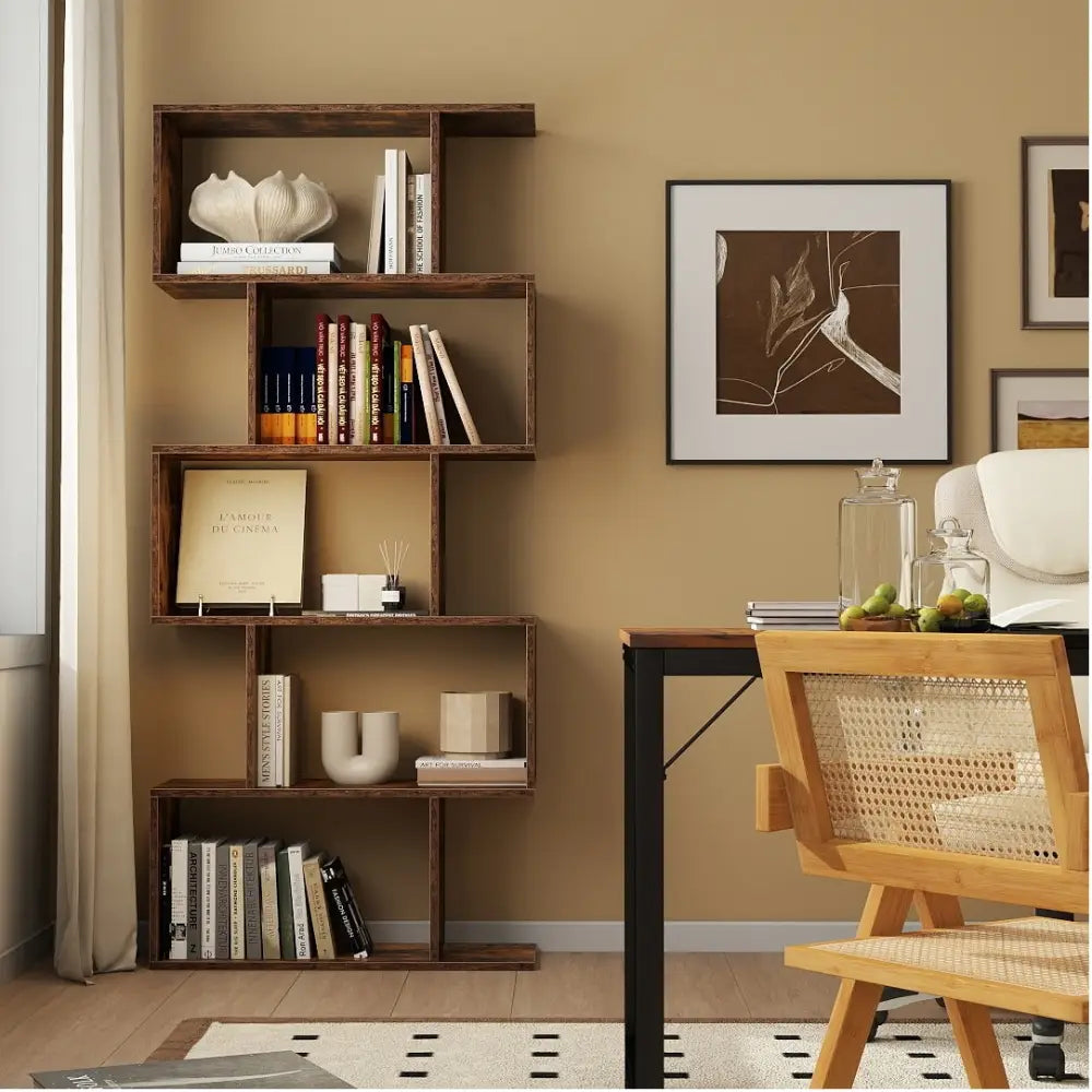 All-in-One Home Office Furniture Bundle Ergonomic Chair Spacious Desk Multi-Drawer Cart Bookshelf & Accent Chairs