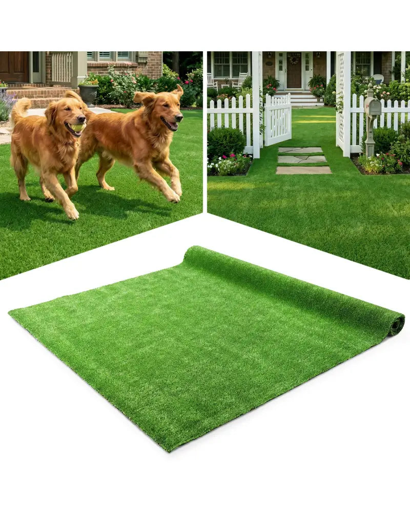 Artificial Turf Rug with Low 0.3 inch Pile Height-M - Outdoor Decor