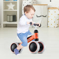 Baby Balance Bike for 2 Years Old Boys Girls No Pedal 4 Wheels-Orange - Orange - Balance Bikes