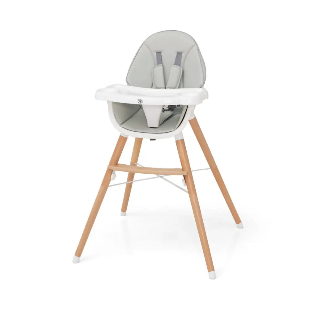 Baby High Chair with Dishwasher Safe Tray-Gray - Gray - High Chairs