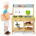 Backyard Pretend Play Toy Kitchen with Stove Top - Oasis Home Essentials