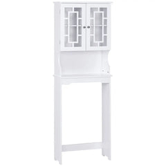 Bathroom Spacesaver Over the Toilet Door Storage Cabinet - White - Bathroom Etagere