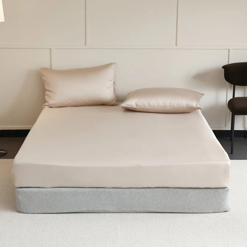 Luxury Natural Silk Fitted Sheet