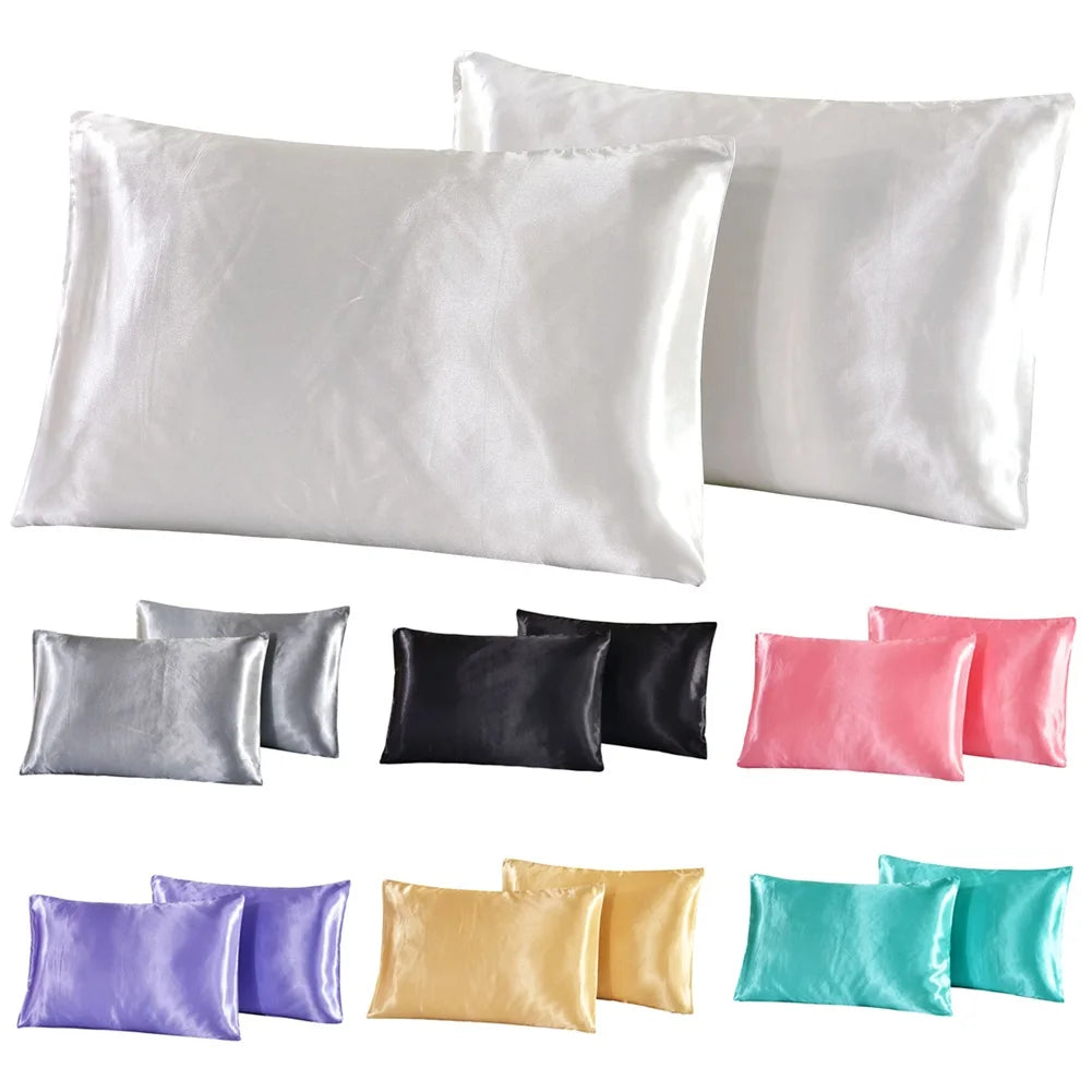 Queen Satin Silk Pillowcase – Smooth Luxury Pillow Cover