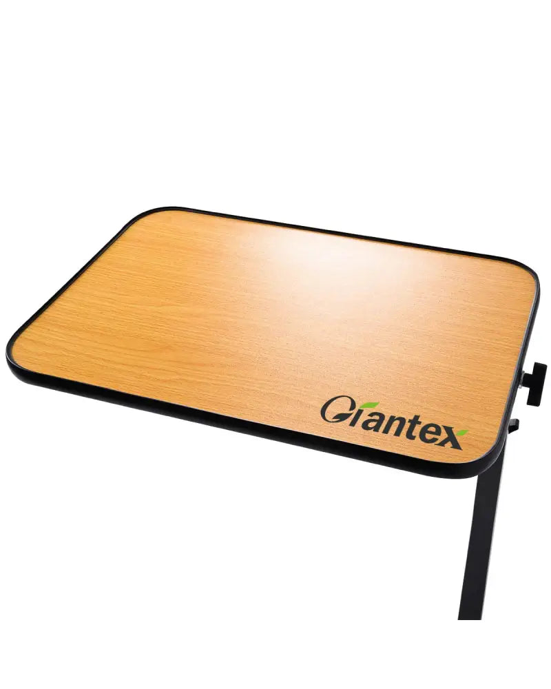 Beige Overbed Rolling Table Food Tray - Beige - End & Side Tables