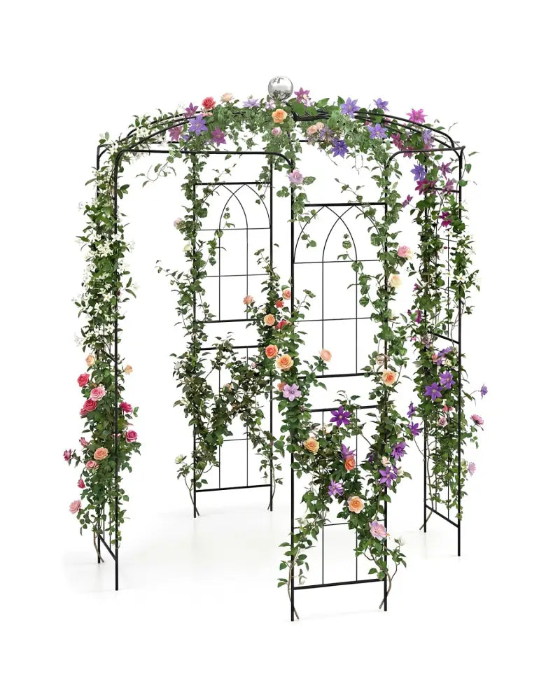 Birdcage Shape Gazebo for Climbing Plants and Wedding Ceremony Decoration - Garden Arbors