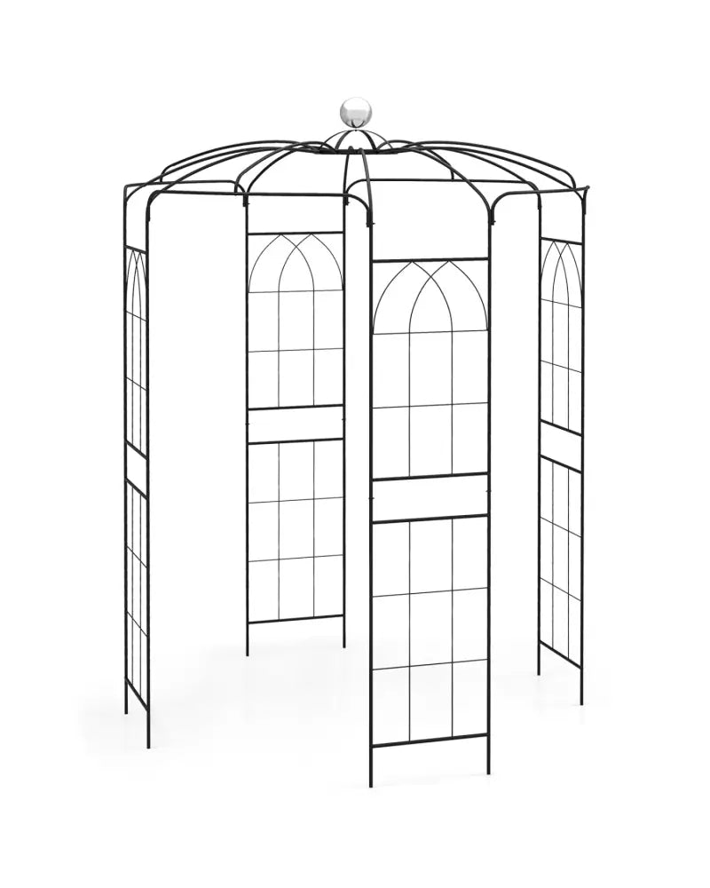 Birdcage Shape Gazebo for Climbing Plants and Wedding Ceremony Decoration - Garden Arbors
