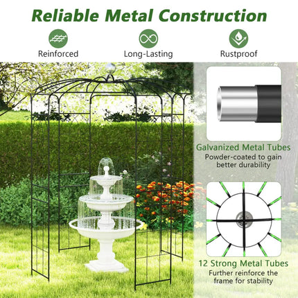 Birdcage Shape Gazebo for Climbing Plants and Wedding Ceremony Decoration - Outdoor Decor