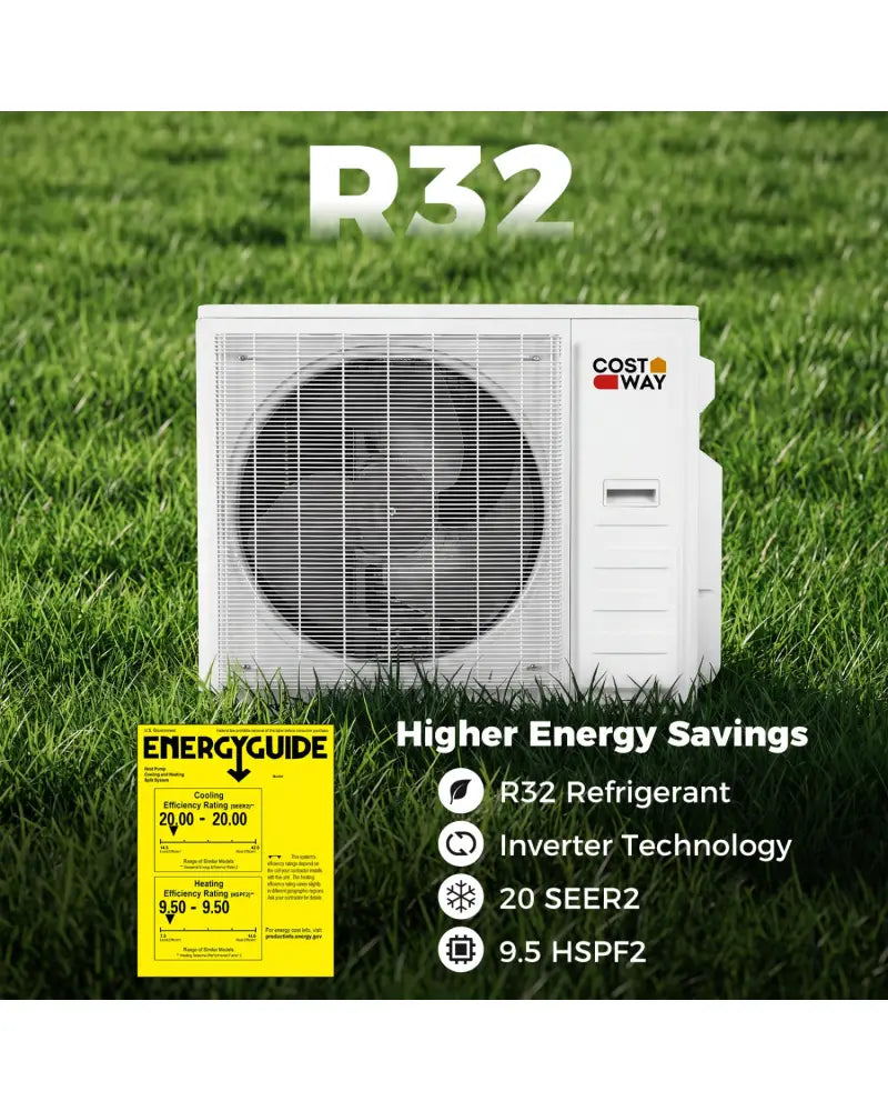 Blast Pro 38000 BTU 4 Zone 20 SEER2 Mini Split AC with Heat Pump-12K + 12K + 12K + 12K - 4 Zone Mini Split