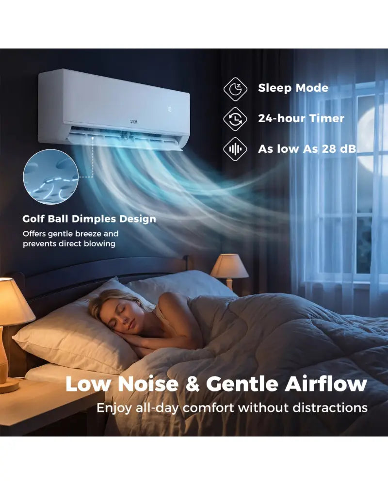 Blast Pro 38000 BTU 4 Zone 20 SEER2 Mini Split AC with Heat Pump-9K + 9K + 12K + 12K - 4 Zone Mini Split