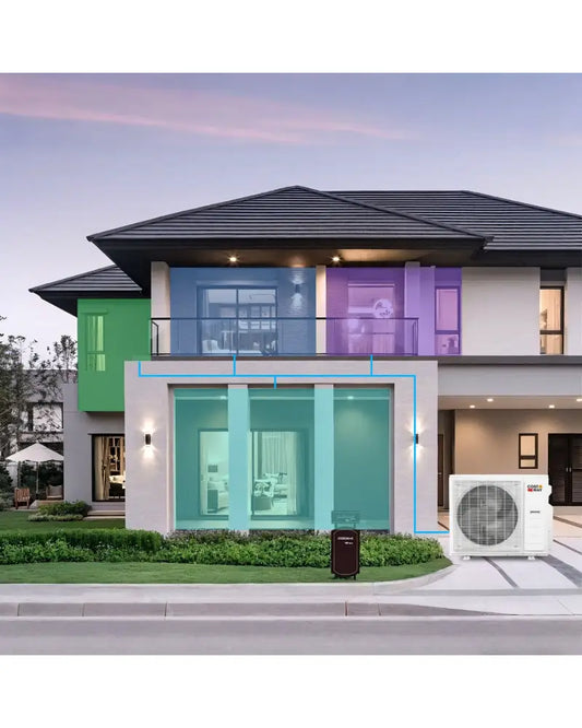 Blast Pro 38000 BTU 4 Zone 20 SEER2 Mini Split AC with Heat Pump-9K + 9K + 12K + 12K - 4 Zone Mini Split