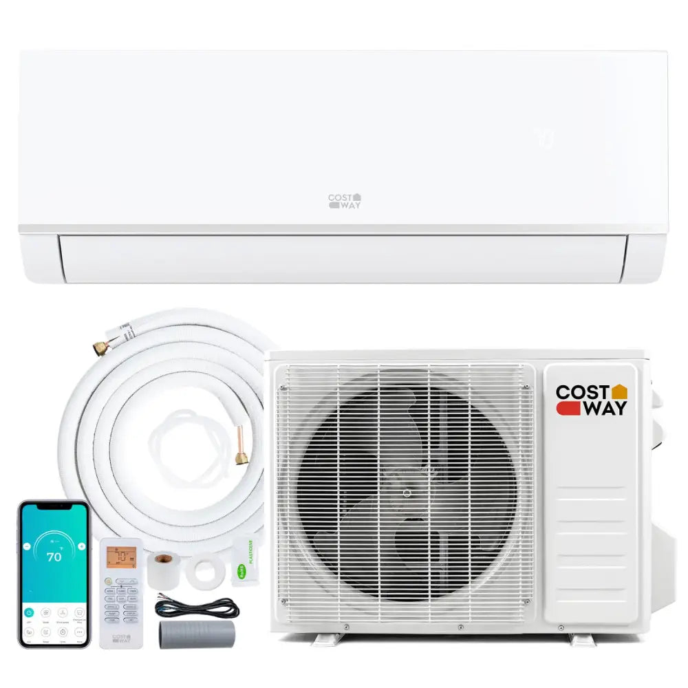 Blast Pro Series 24000 BTU 20 SEER2 208-230V Wifi Enabled Mini Split Air Conditioner and Heater - White - 24000 BTU